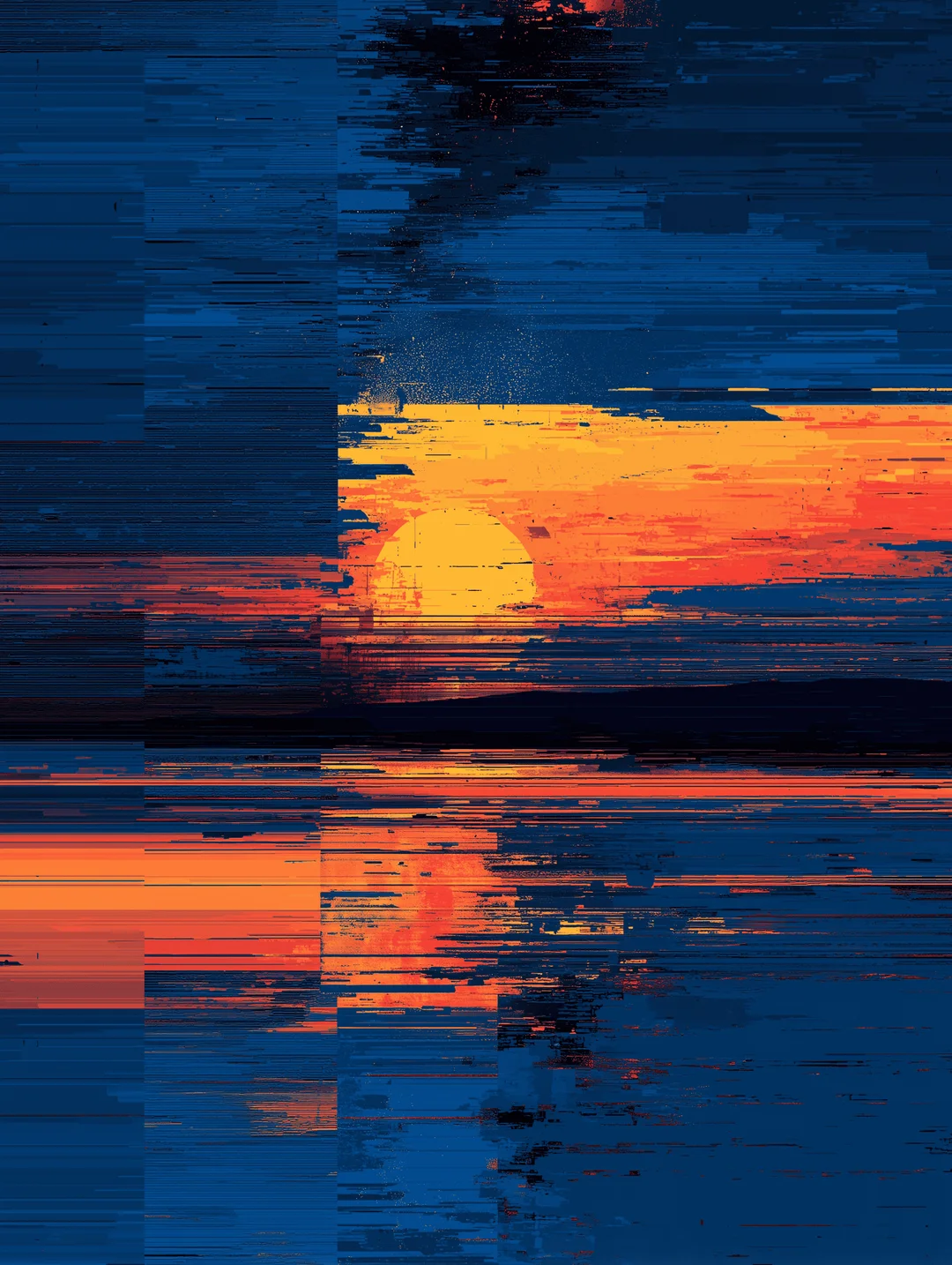 A collage depicting art from classic to digital eras